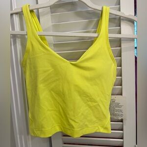 lululemon neon yellow align tank